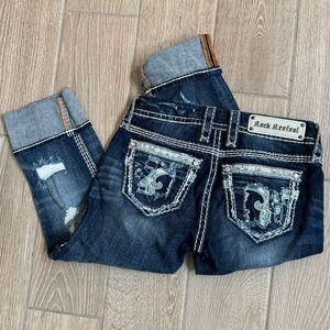 Rock Revival Crop Jeans Size 26